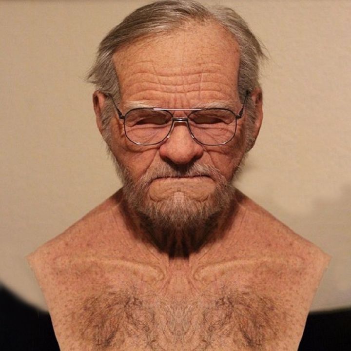 Elderly Walter White Funny Mask