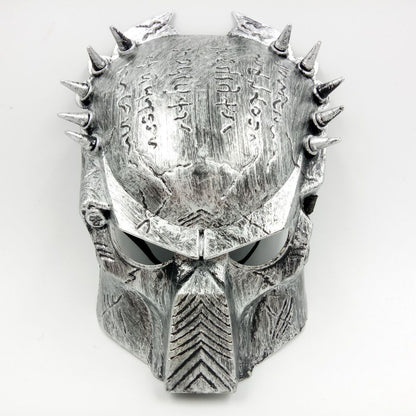 Silver Antique Metallic Mask