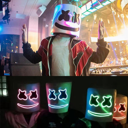 Display of Marshmello Mask