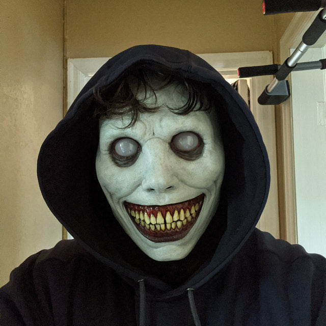 Hooded Realistic Halloween Mask