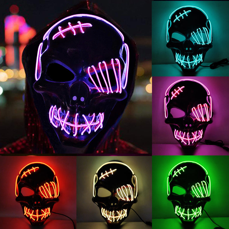 Assortment of Pirate Glowing One-Eyed Masks