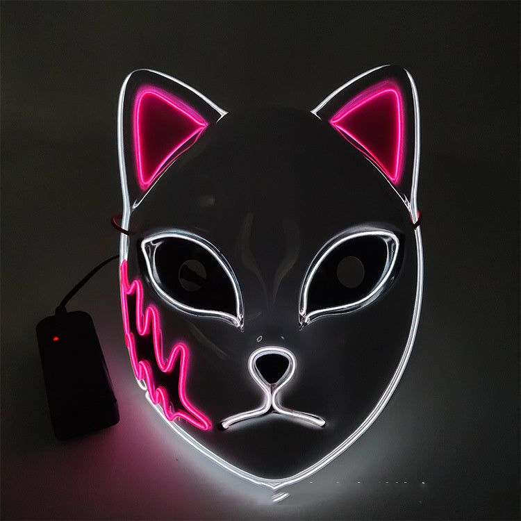 Pink Marked Sabito Demon Slayer Mask