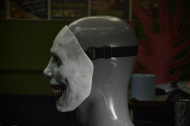 Side of Realistic Halloween Mask