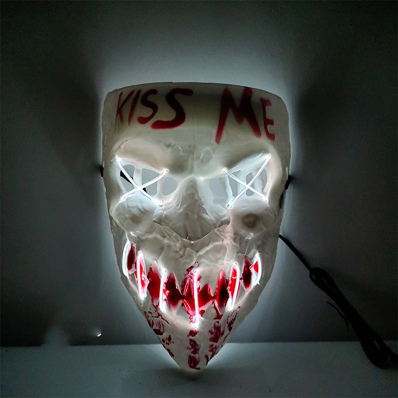 White Glowing Purge Mask